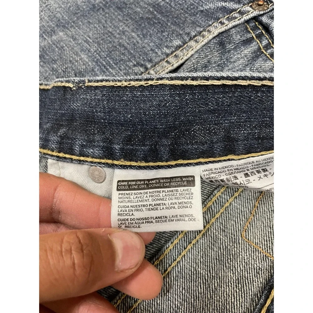 Levis 559 Jeans Mens 36x32 Blue Denim‎ Straight Leg Zip Fly Mid Rise 5-Pocket